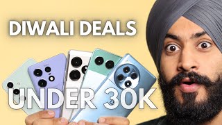 Top Smartphone Deals Under ₹30000 In Diwali Sale 2024 [upl. by Aisel]