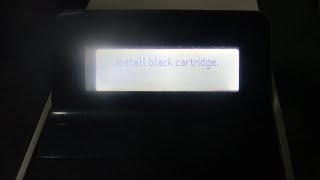 Install Black Cartridge Error  FIX How to fix install black cartridge error on HP LaserJet printer [upl. by Halford]