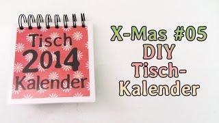 XMas 05 DIY Tischkalender 2014  Geschenk Tipp [upl. by Kore]