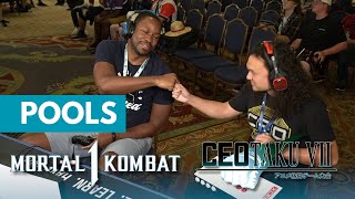 CEOtaku 2023 Mortal Kombat 1  POOLS A amp B Nitara Rain Mileena Reptile Goro MK1 [upl. by Ytte]