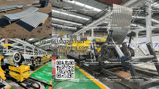 Complete automatic corrugated sheet production line  complete production systems of corrugation [upl. by Niwde]