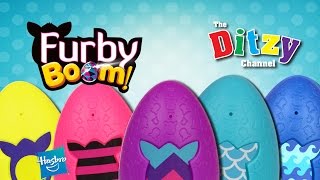 FURBY BOOM EGGS unboxing amp opening 5 cute Furby surprises DTSE [upl. by Ramona871]