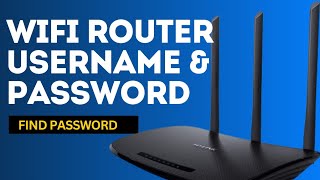 how to find your Wifi Router Username amp Password [upl. by Enyawed]