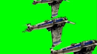 Green Screen Star Wars Resistance Bomber [upl. by Nelyt898]