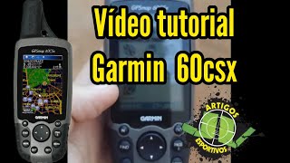 Tutorial Video Aula GPS Garmin GPSMap 60csx [upl. by Orlene]