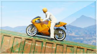 Insane Flying Bike Races GTA 5 Funny Moments [upl. by Leohcin976]