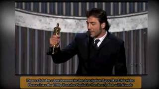 Javier Bardem wins Oscar for Best Supporting ActorExtended video [upl. by Seline718]