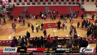 Kimberly vs Hortonville high school boys basketball livestream during 202223 season [upl. by Zachariah]