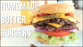 Homemade ButterBurgers The Culvers Way  Butter Burger Deluxe Recipe [upl. by Buskus]