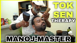 Manoj Master Tok Sen Head massage therapy to Relief stiff muscles amp pain MANOJMASTER REIKIMASTER [upl. by Nylahsoj]