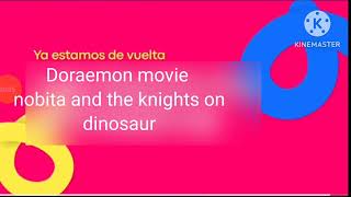 Disney channel Doraemon movie nobita and the knights on dinosaur 2022 italy [upl. by Beau]