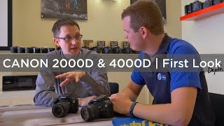 Canon EOS 2000D and 4000D  First Look in Depth [upl. by Madeline]