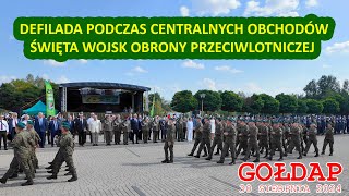 Defilada podczas centralnych obchodów Święta Wojsk Obrony Przeciwlotniczej  Gołdap 2024 [upl. by Roz663]