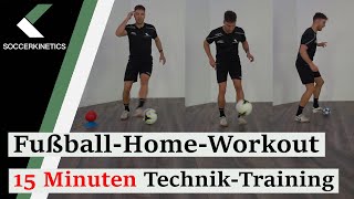 TechnikTraining für Fußballer  LIVE zum Mitmachen  Level I  Soccerkinetics [upl. by Reivilo]