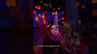 Flynn Rider’s verse on the Tangled Ride with English subs FantasySprings [upl. by April]