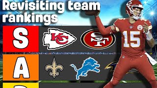 Ranking NFL Teams Did My 2024 Predictions Hold Up [upl. by Bradman]