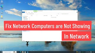 Fix Network Computers are not Showing In Windows WorkgroupComputer Not Showing In Network [upl. by Tarabar403]