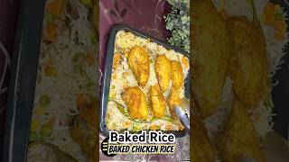 Baked Chicken  Chicken Rice Recipe  How To Bake Chicken shorts [upl. by Jourdan]