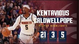 Kentavious CaldwellPope Drops 21 PTS in Series Win Against Suns  51123 [upl. by Eejan222]