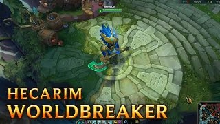 Hecarim Hung Thần  Worldbreaker Hecarim  Skins lol [upl. by Jeni]