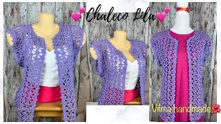 Chaleco precioso a crochet fácil y rápido de tejer [upl. by Ylebmik321]