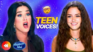 10 Teens With BIG VOICES On American Idol 🤯 [upl. by Tnahsin125]