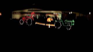 Christmas Light display at the local CaseIH Dealer [upl. by Moffitt]