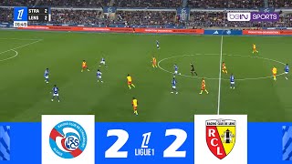 RC Strasbourg contre RC Lens 22  Ligue 1 202425  Résumé de Match [upl. by Latihs357]