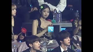 Jin and Jennie at GDA 2019 ♡ JinJen ♡ [upl. by Yedarb]