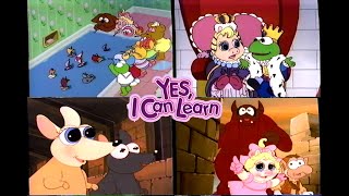 quotYes I Can Learnquot Muppet Babies VHS Tape 1995 [upl. by Ynnel]