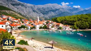 Drvenik Croatia 4K Makarska Riviera Bike and Walking tour 2024 [upl. by Nilekcaj875]