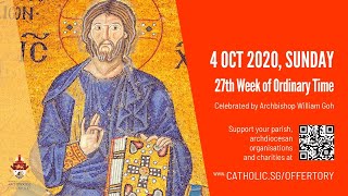 Catholic Sunday Mass Today Live Online  Sunday 27th Week of Ordinary Time 2020 [upl. by Yun]