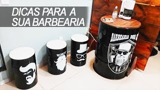 Como montar sua barbearia simples criativa e com pouca grana  Parte 01 [upl. by Michaelina]