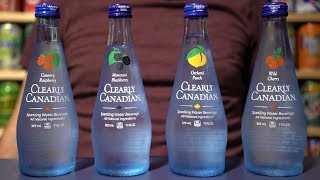 CTC Review 161  Clearly Canadian Raspberry vs Blackberry vs Peach vs Cherry [upl. by Adnirak475]