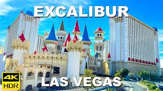 Excalibur Las Vegas  Hotel Walking Tour  November 2023 [upl. by Joash]