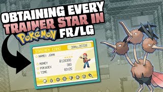 HOW EASILY CAN YOU GET A 4STAR TRAINER CARD IN POKEMON FIREREDLEAFGREEN [upl. by Nodnnarb]