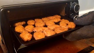 How to Perfectly Reheat Refrigerated McDonalds Chicken McNuggets in Toaster Oven No Flip [upl. by Honor]