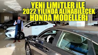 2022 ÖTV İNDİRİMLİ HONDA MODELLERİ [upl. by Raasch]