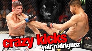 Yair Rodriguez All Crazy Kicks in MMA [upl. by Acirrej841]