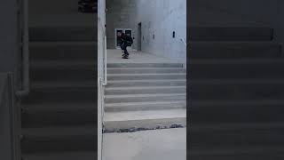 Ollie down 8 stair at Cal Poly Pomona [upl. by Ophelie]