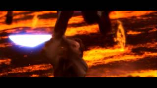 The FALL of Anakin Skywalker FIGHT with ObiWan Kenobi [upl. by Seldon]