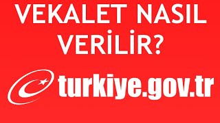 EDevlet Vekalet Nasıl Verilir [upl. by Fillian]