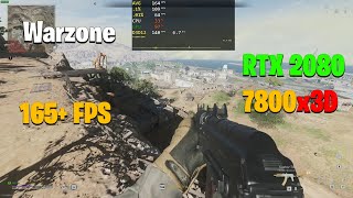 7800X3D amp RTX 2080  Warzone  Competitive Settingslow [upl. by Fiertz616]