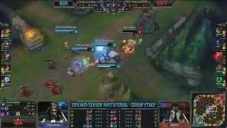 Faker gets 4 man ganked  10 points to Dumbledoge  League of Legends [upl. by Saretta]