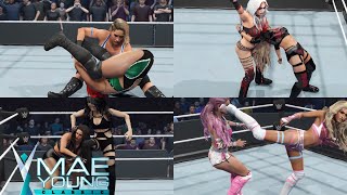 WWE2K23 MAE YOUNG CLASSIC ROUND 1 PART 1 1824 [upl. by Nnaul]