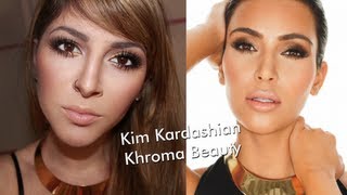 Makeup Tutorial Inspired Kim Kardashian Khroma Beauty [upl. by Rouvin]