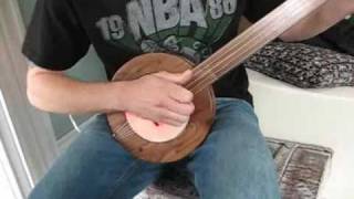 Joshs electric fretless banjo wired for sound [upl. by Marinelli]