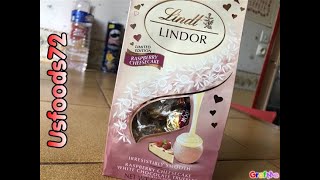 LINDT Lindor Rasberry Cheesecake  Usfoods72 USA [upl. by Goren]