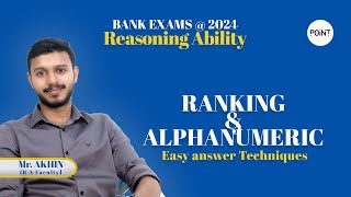 Reasoning Ability  RANKING amp ORDERING  RA malayalam class Bank exam malayalam  POINT ACADEMY [upl. by Anhcar645]