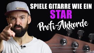 Einfache schöne Akkordverbindung Ohne Barre Akkorde  super für Anfänger auf der Gitarre [upl. by Jacinda]